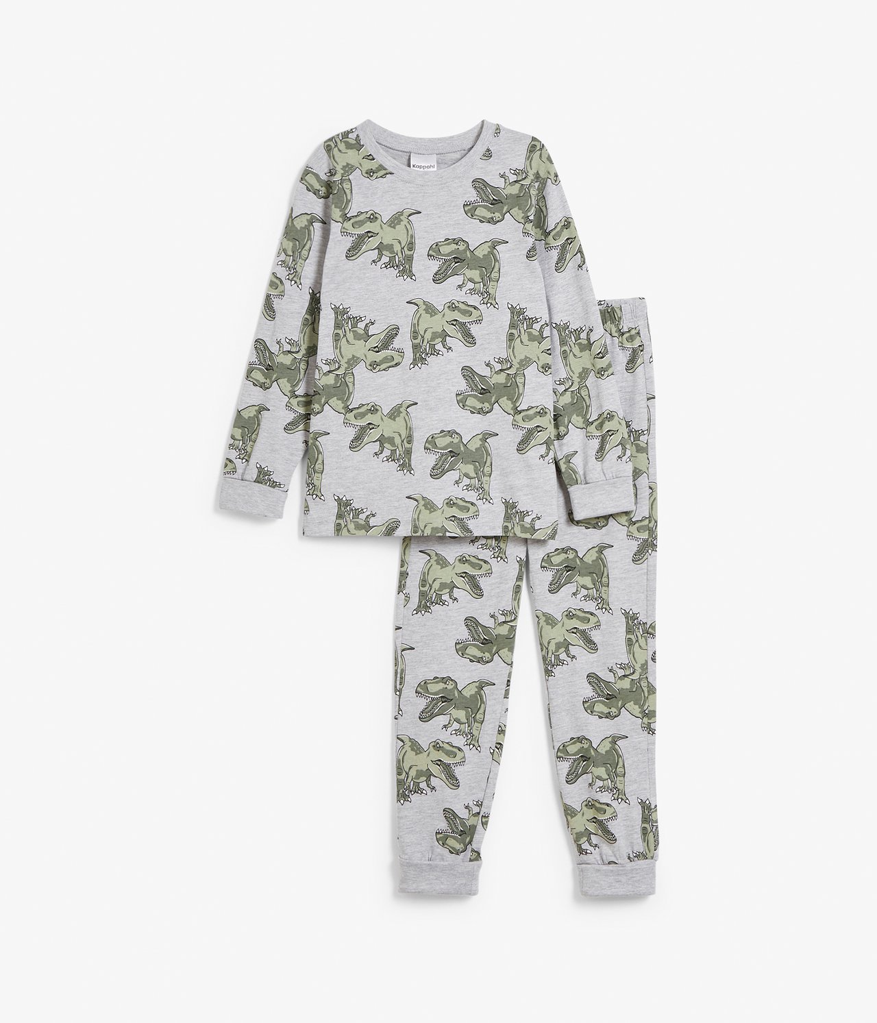 Pitkähihainen pyjama - Vihreä - 2