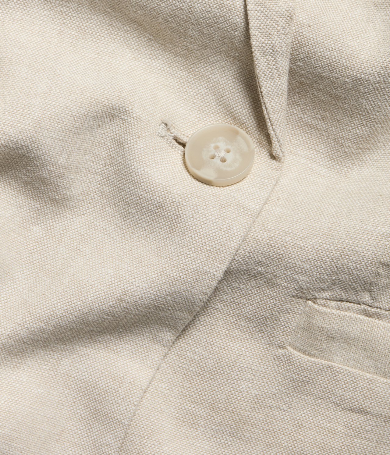 Kavaj i linnemix - Beige - 6