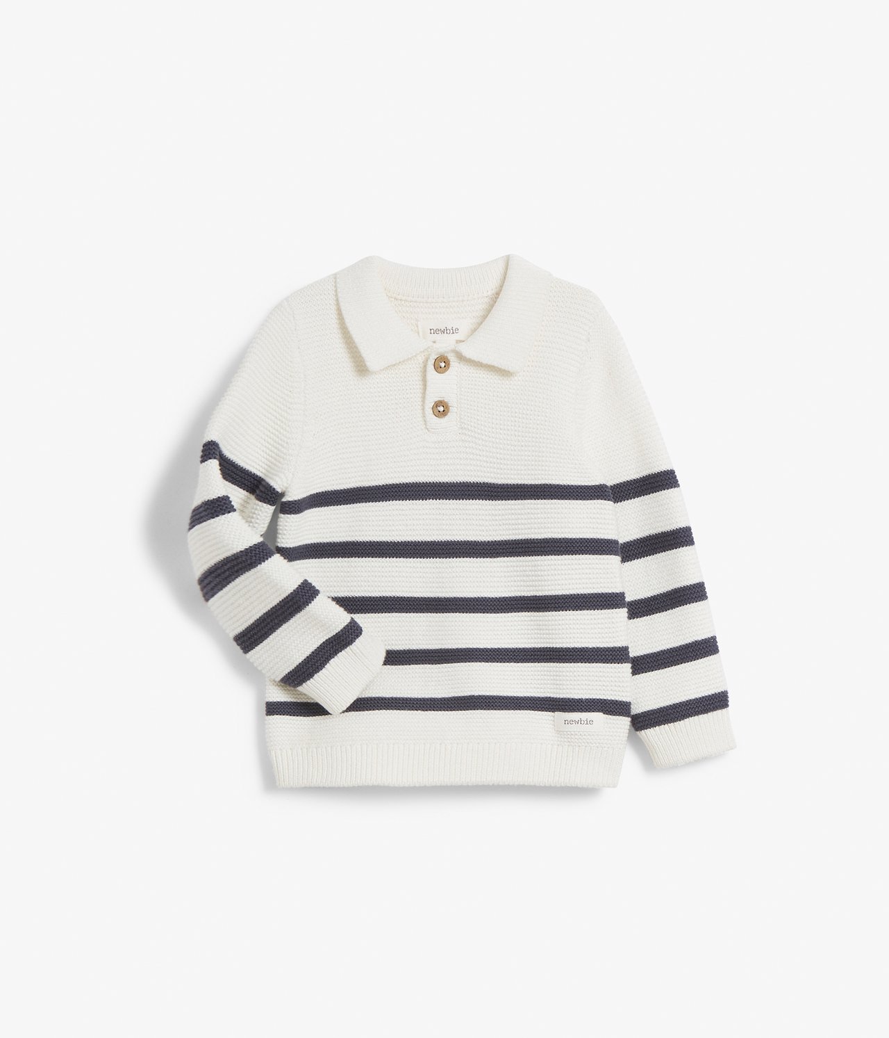 Bluza z dzianiny, dla niemowląt - Offwhite - 5