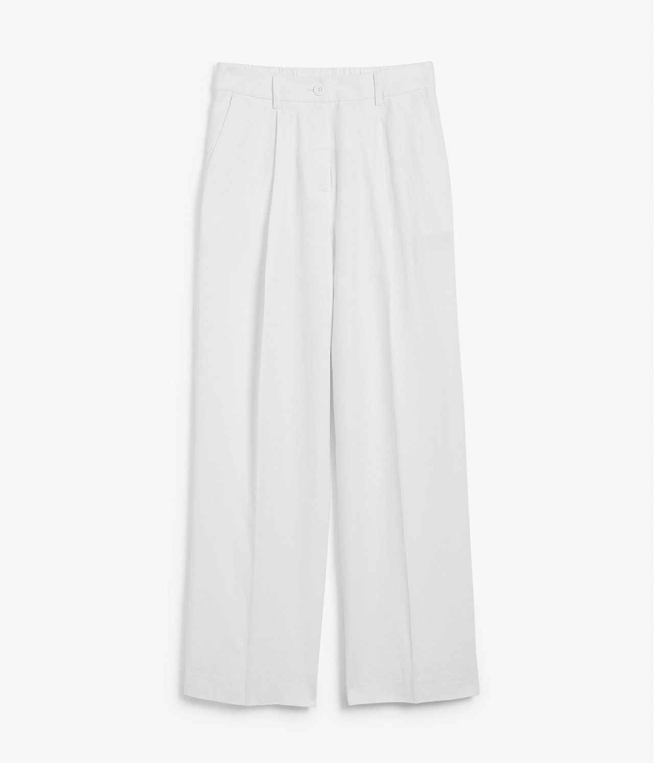 Eleganckie spodnie - Biały - 7