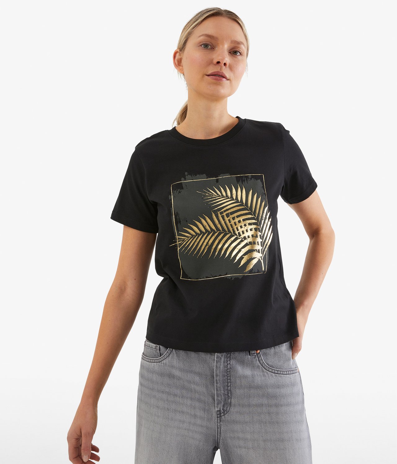 T-shirt - Czarne - 1
