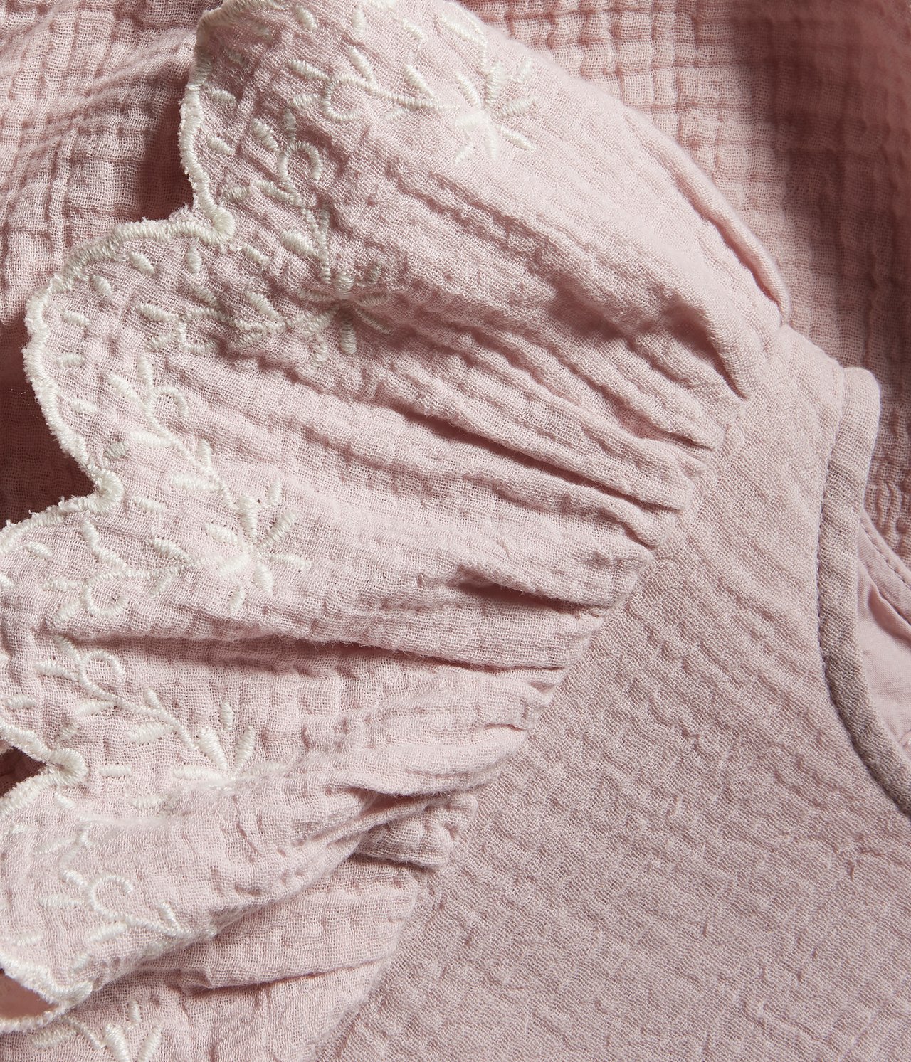 Jumpsuit med volanger baby - Rosa - 8