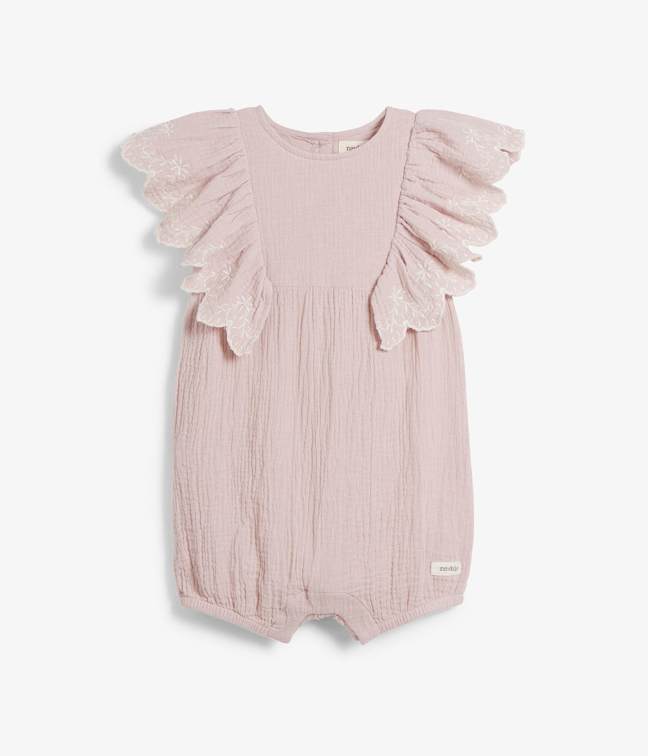 Jumpsuit med volanger Baby Rosa - null - 1