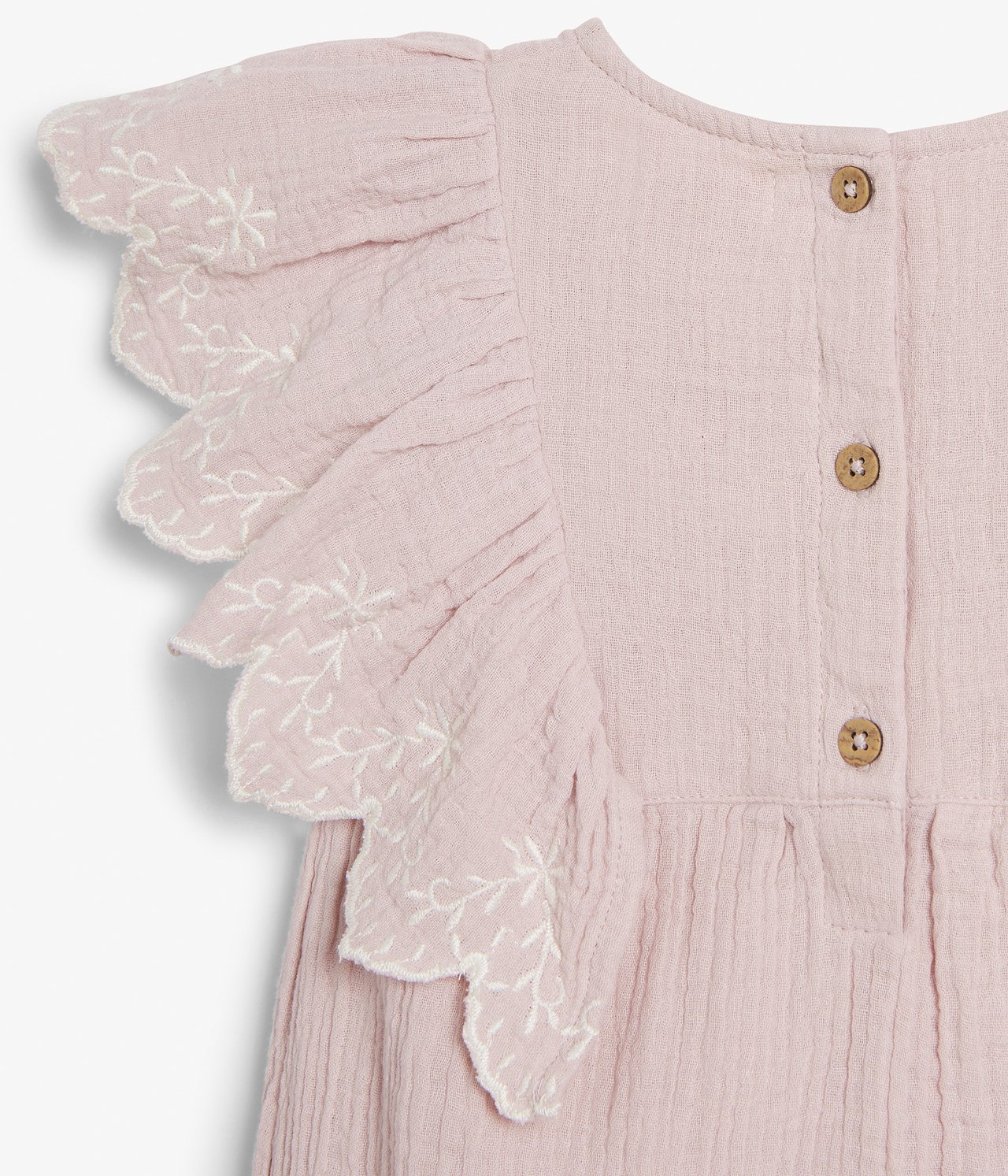 Jumpsuit med volanger baby - Rosa - 10