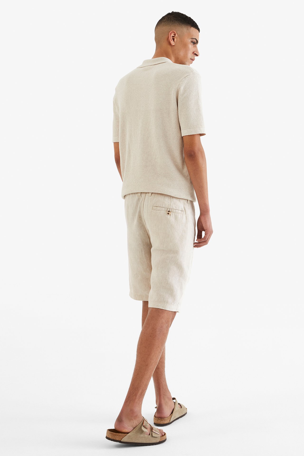 Linshorts Lys beige - null - 3