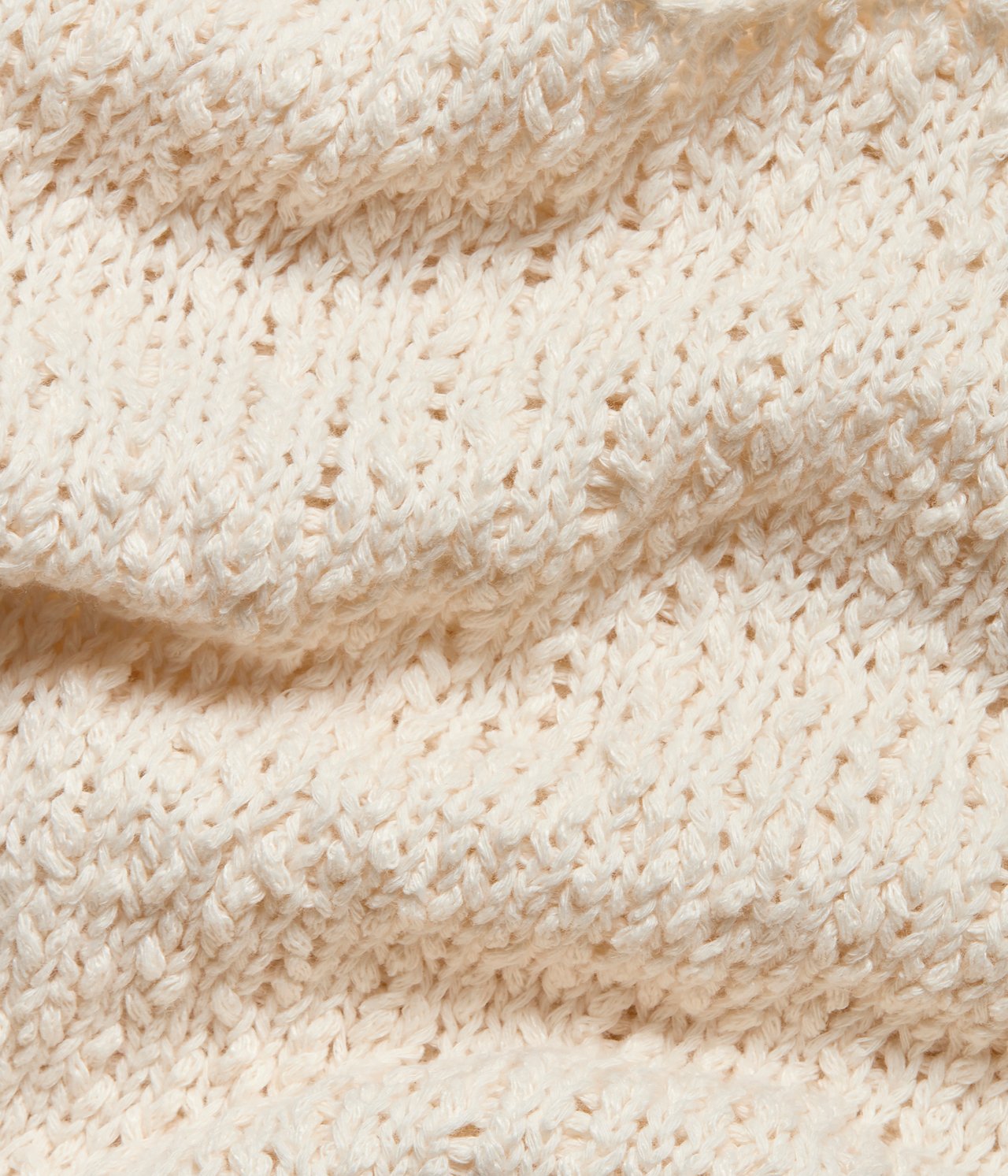 Sweter z przędzy bouclé - Offwhite - 5