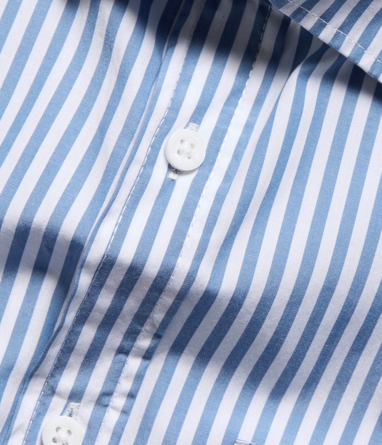 Randig skjorta Ljusblå - null - 4
