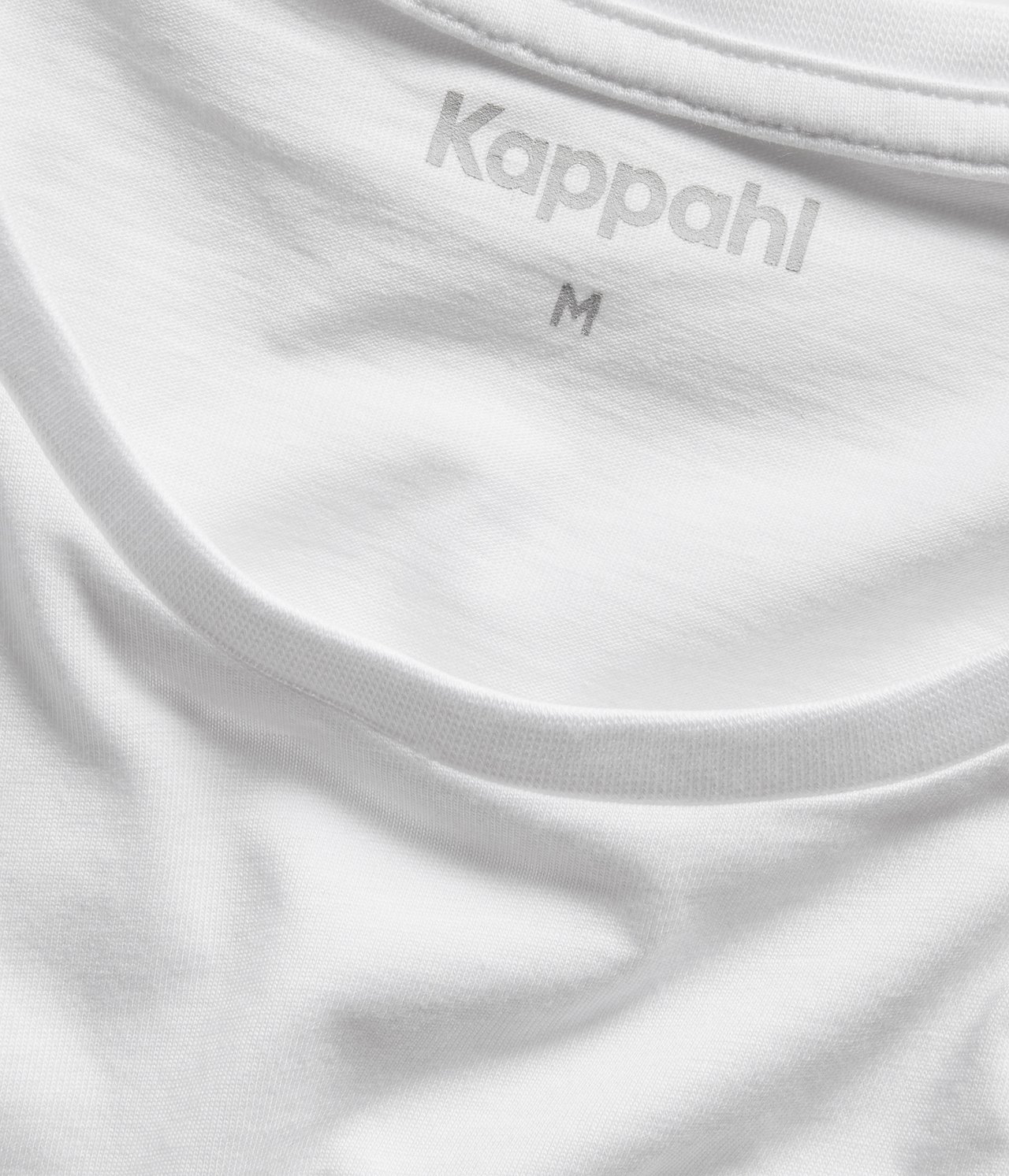 Pyöreäkauluksinen t-paita - Valkoinen - 5