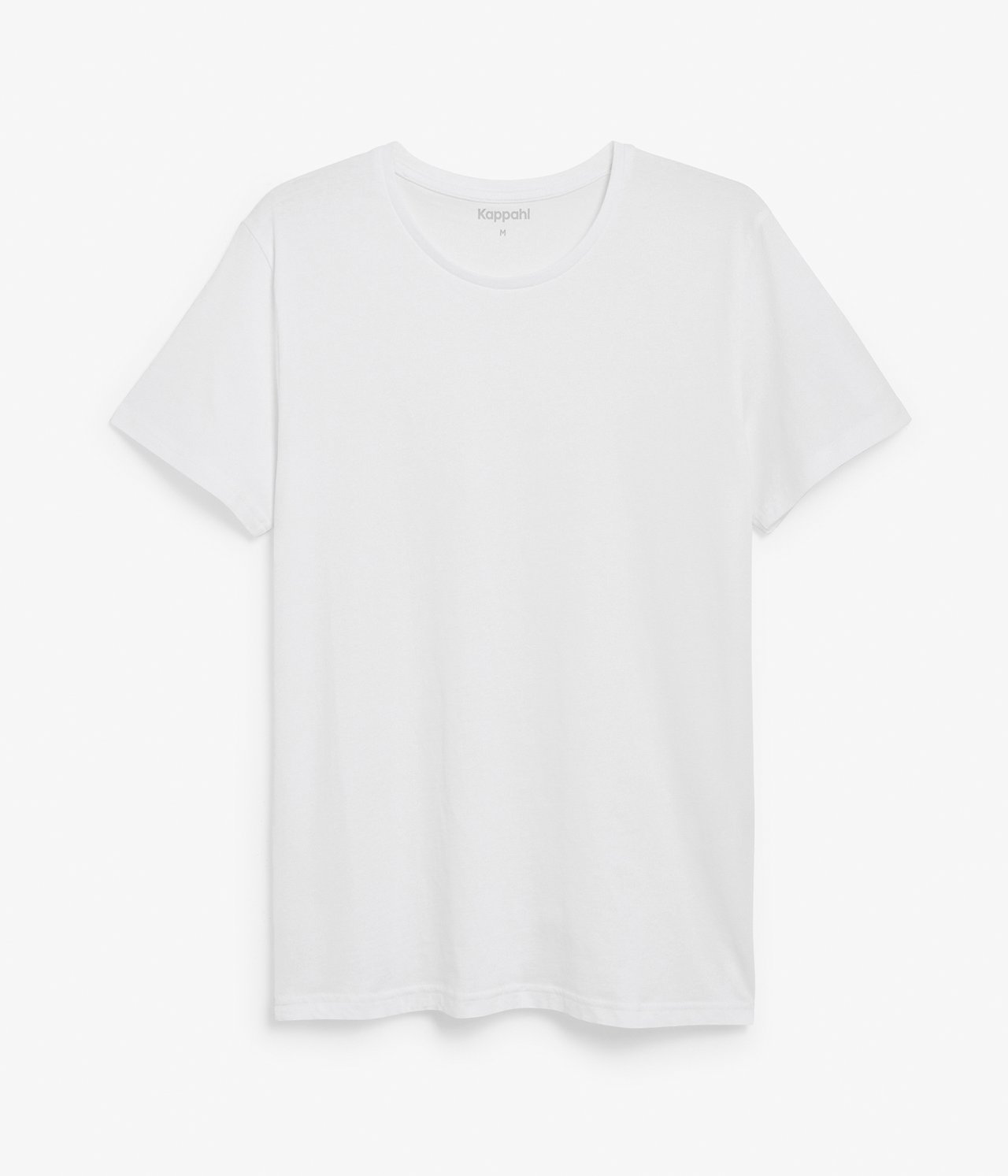 Rundhalset t-shirt - Hvit - 6