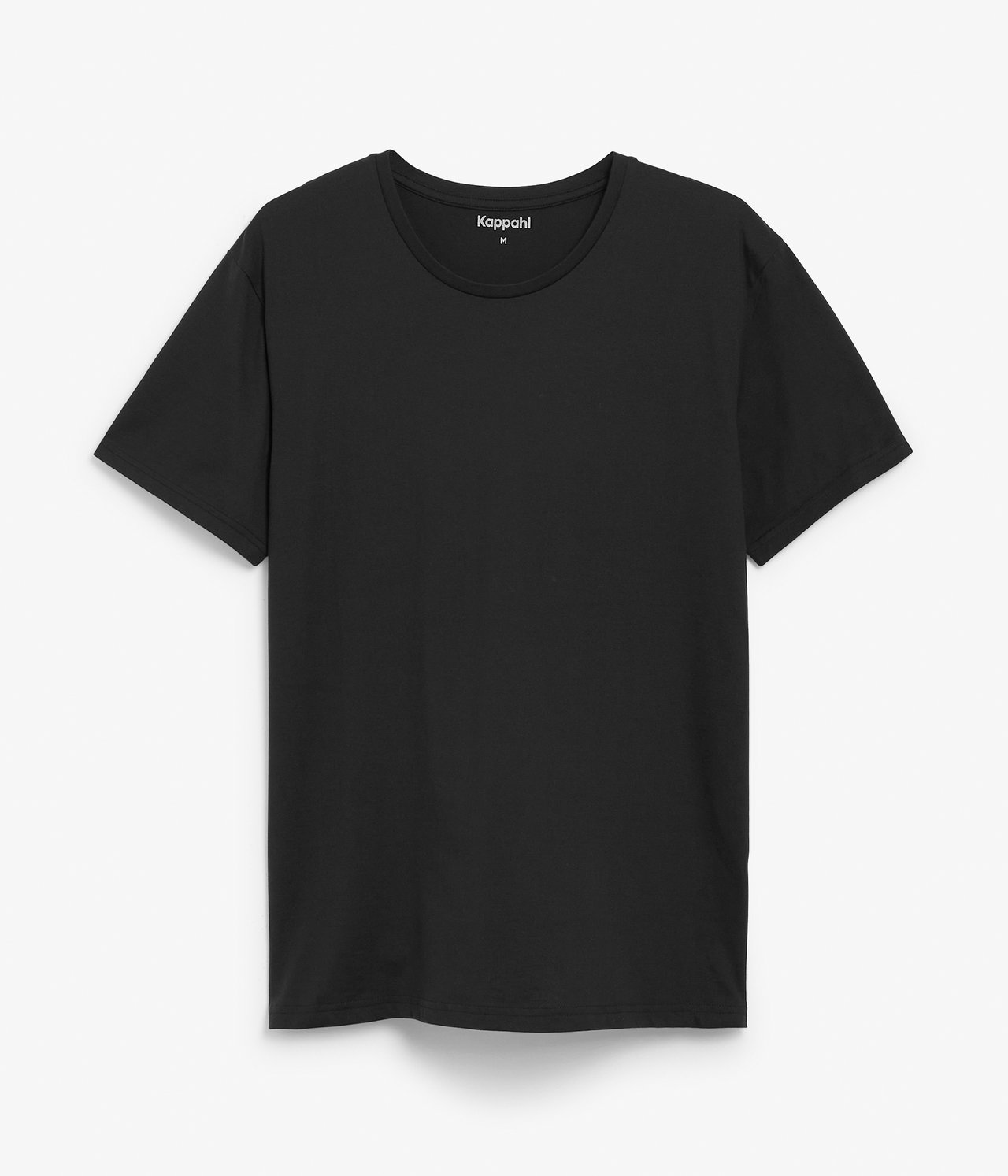 Pyöreäkauluksinen t-paita Musta - null - 6