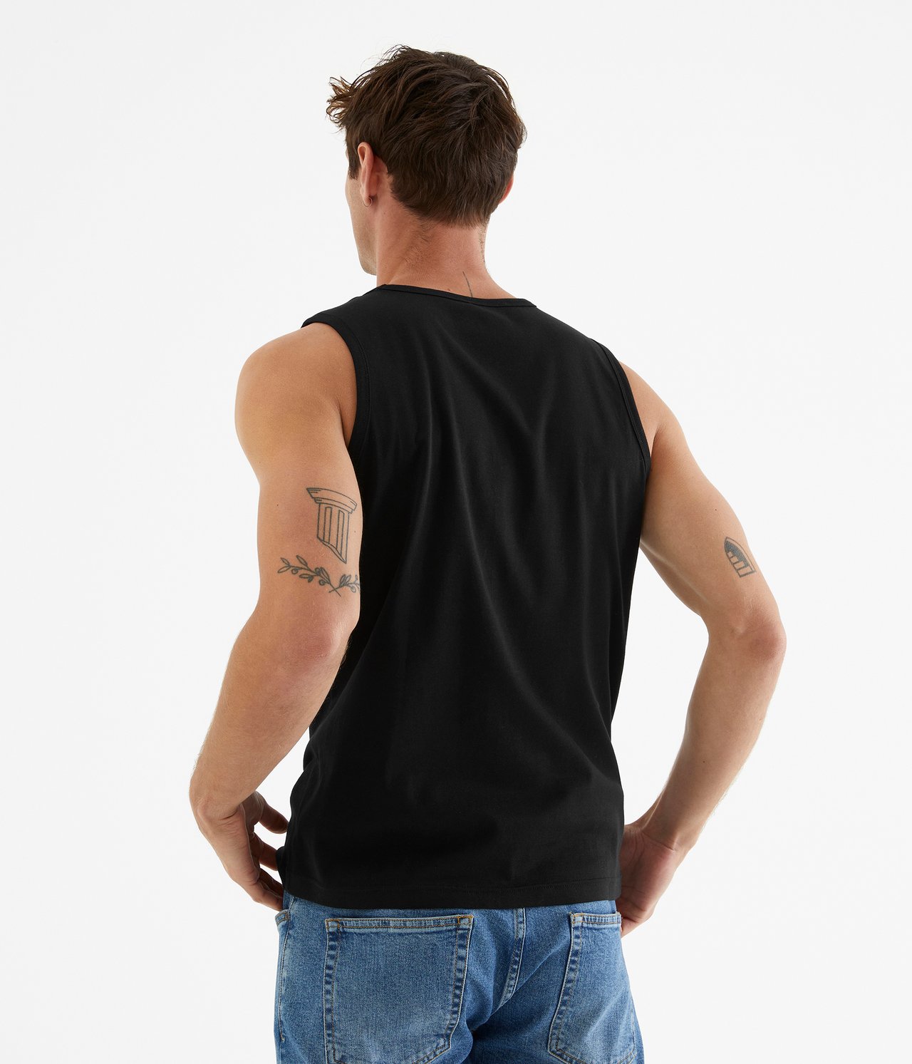 Koszulka na ramiączkach - Czarne - 192cm / Storlek: M - 2