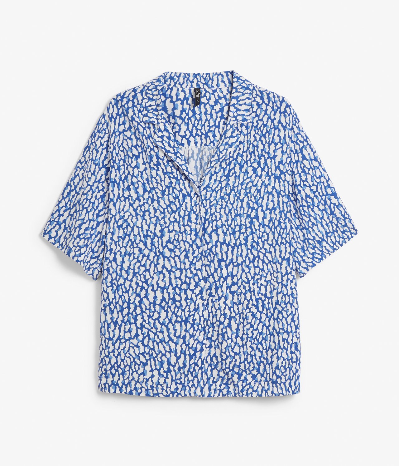 Mønstret skjorte - Blå - 6