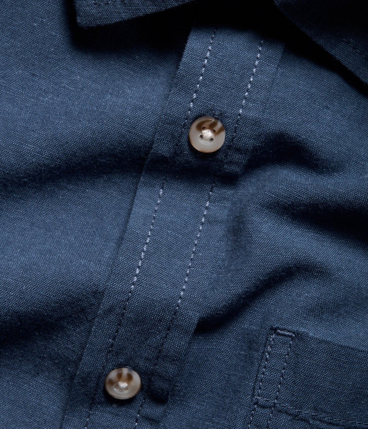 Kortärmad skjorta regular fit Blå - null - 5