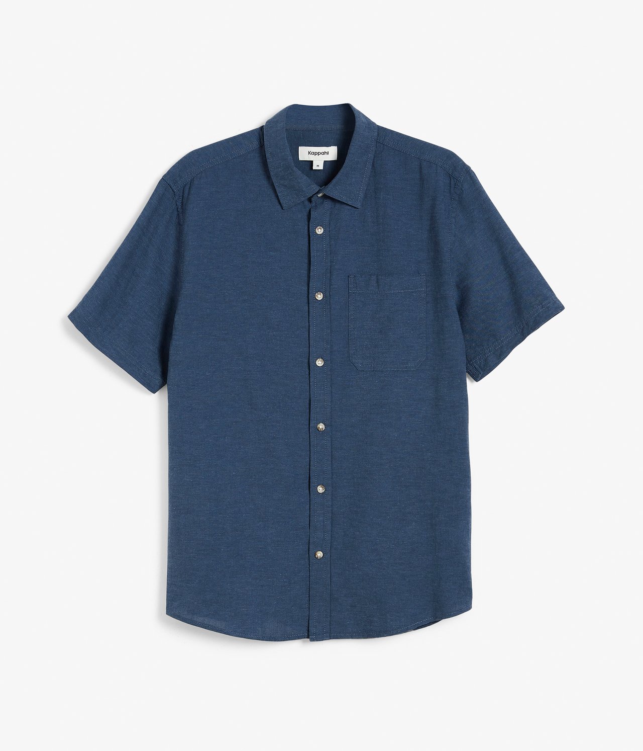 Kortärmad skjorta regular fit - Blå - 6