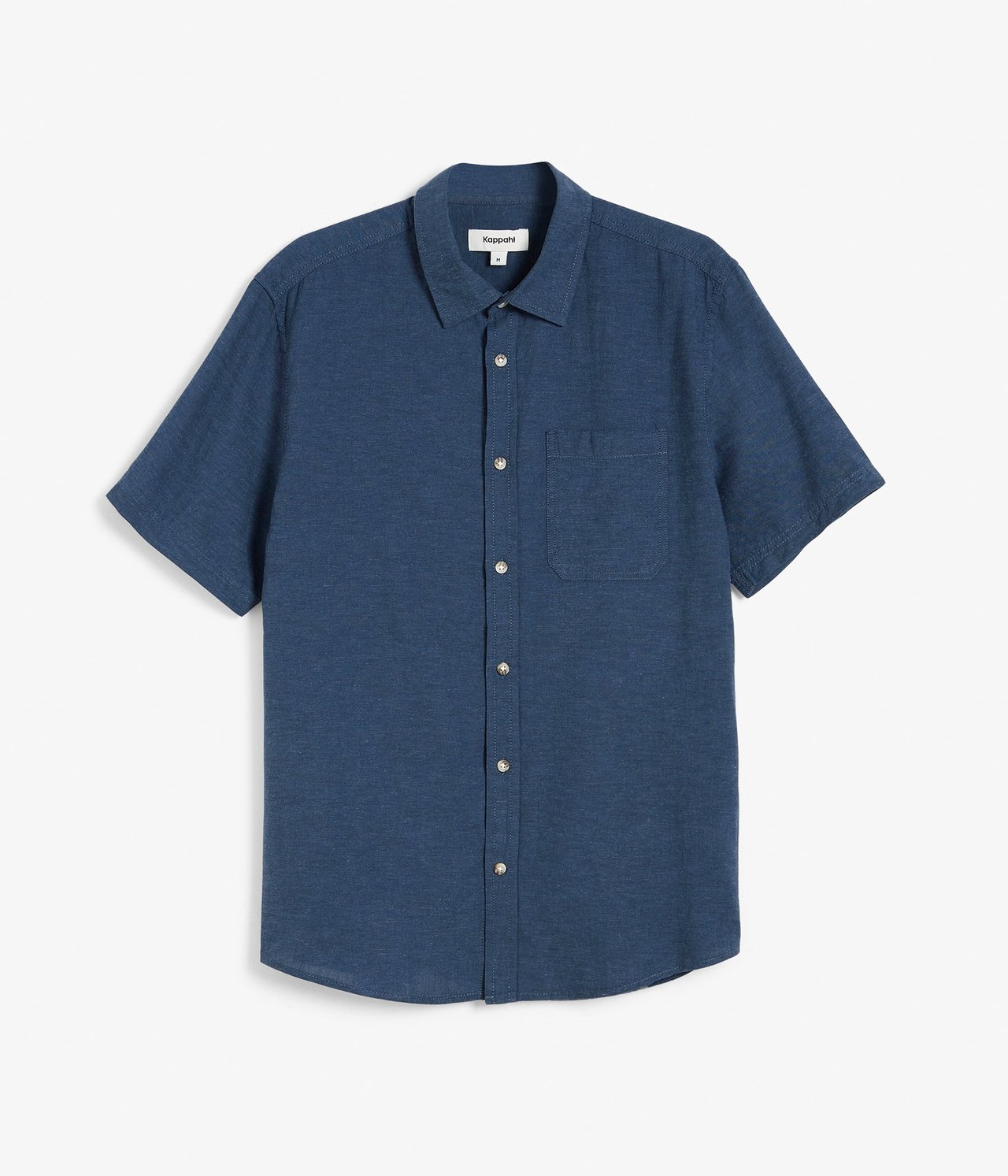 Kortärmad skjorta regular fit Blå - null - 1