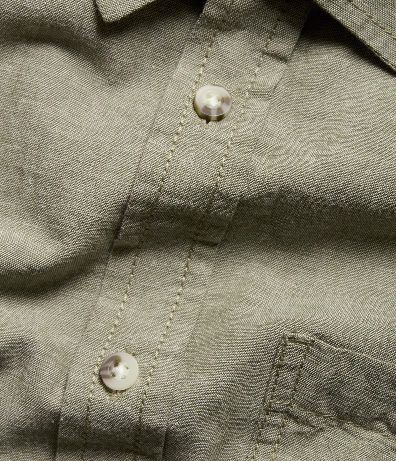Kortärmad skjorta regular fit Mörkgrön - null - 4