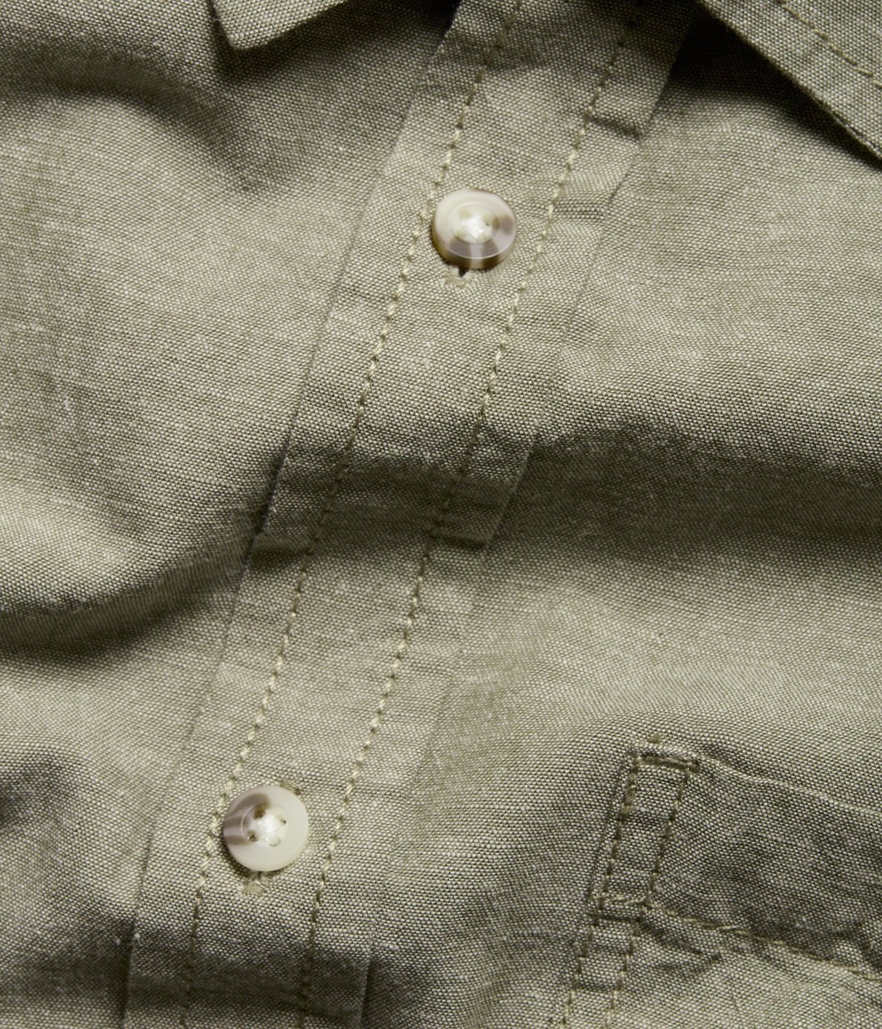 Kortärmad skjorta regular fit Mörkgrön - null - 5