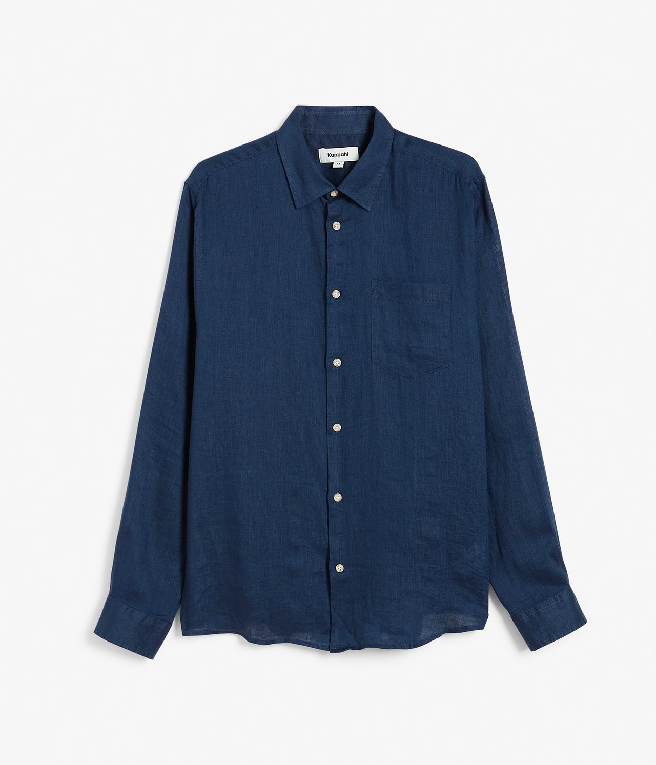 Linneskjorta regular fit - Mörkblå - 6