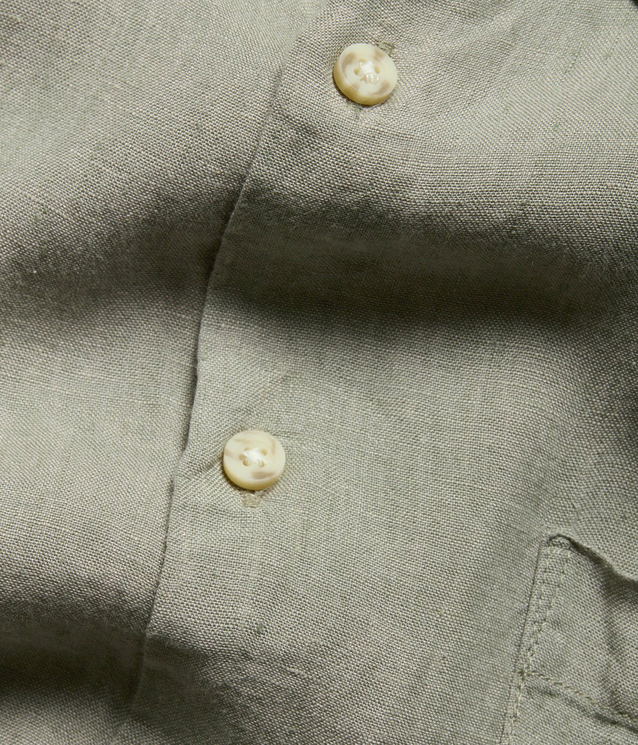 Pellavapaita regular fit - Vihreä - 6