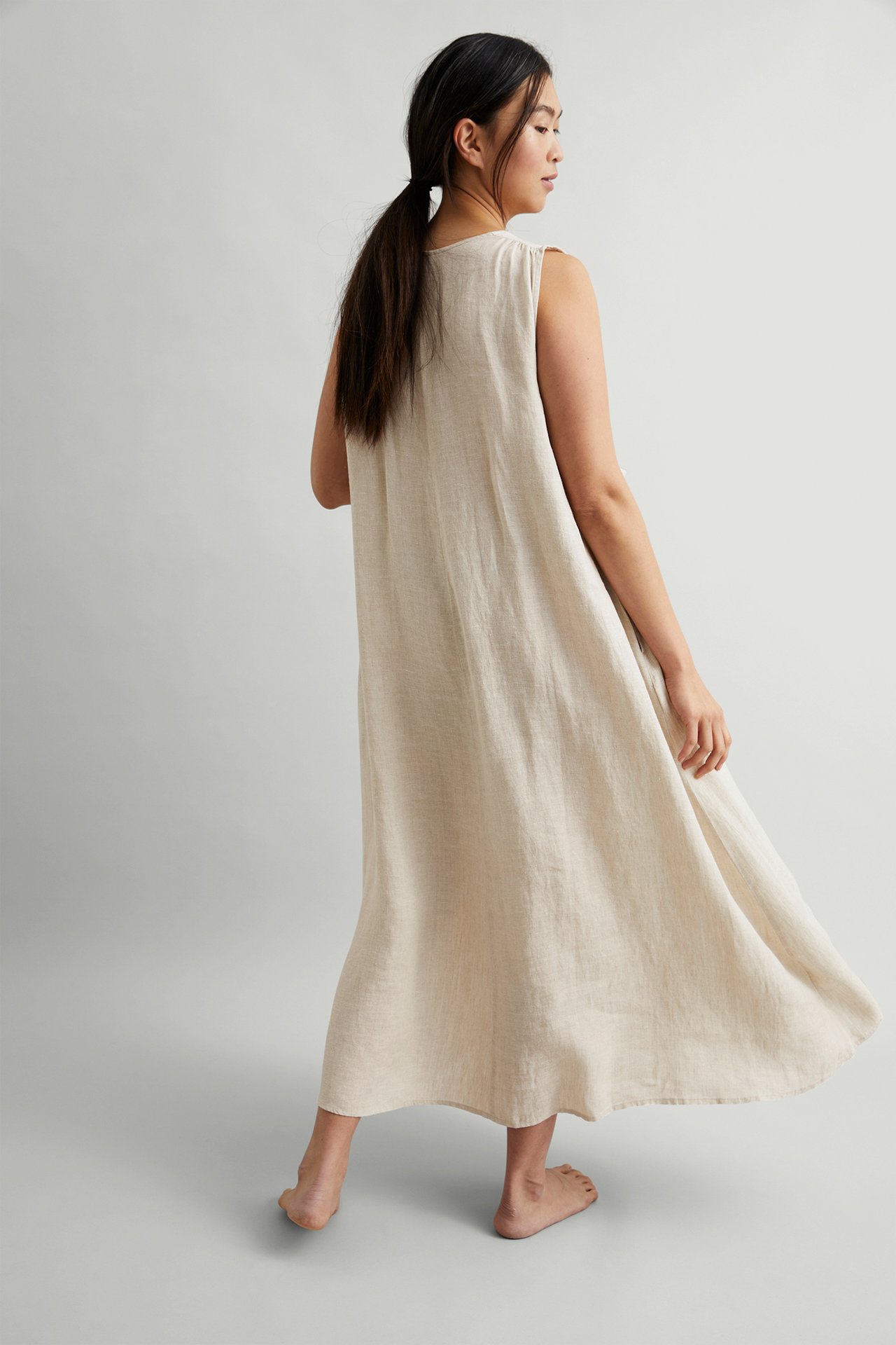 Pellavamekko - Beige - 6