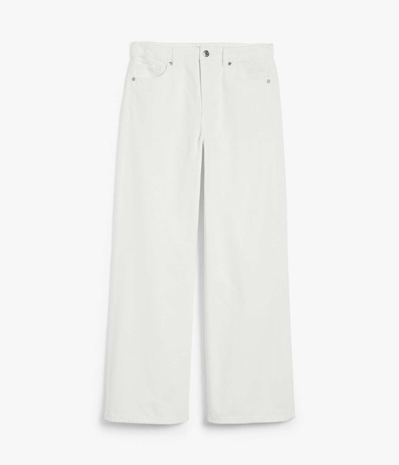 Wide jeans High waist - Luonnonvalkoinen - 6