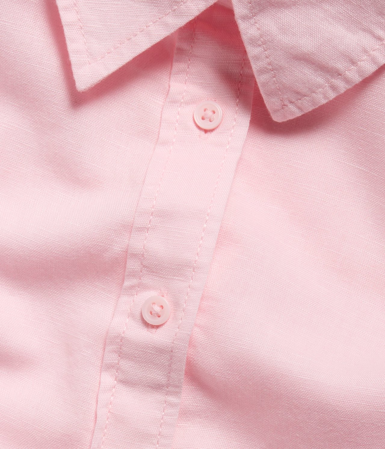 Skjorte i linblanding Rosa - null - 5