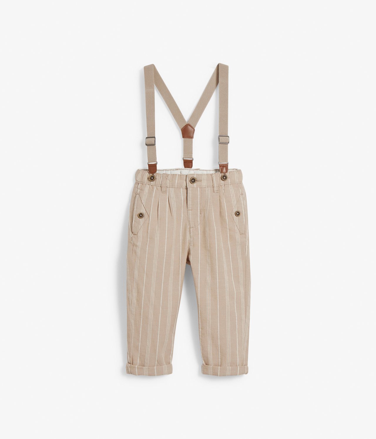 Henkselihousut, vauvojen - Beige - 2