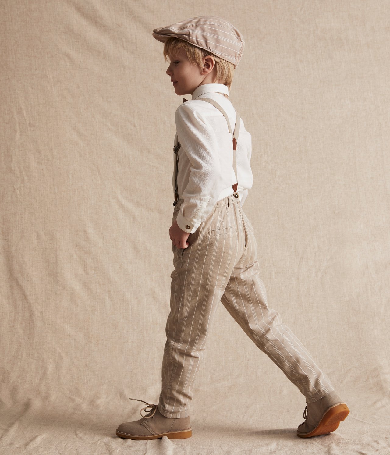 Henkselihousut - Beige - 2