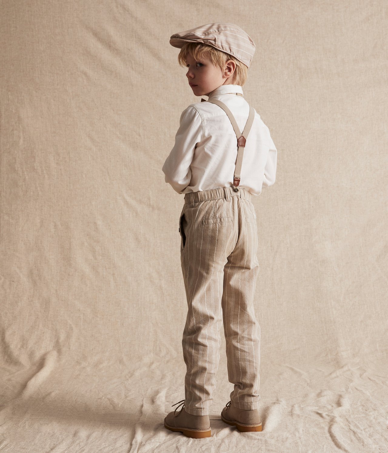 Henkselihousut - Beige - 3