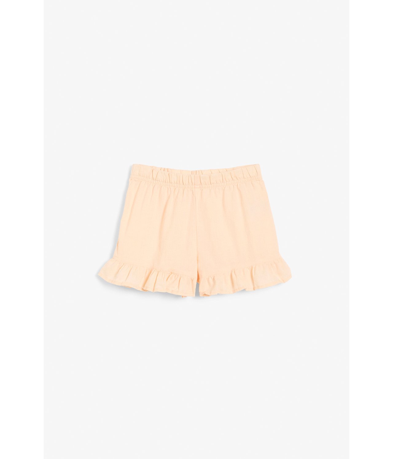 Shorts i linblanding - Oransje - 5