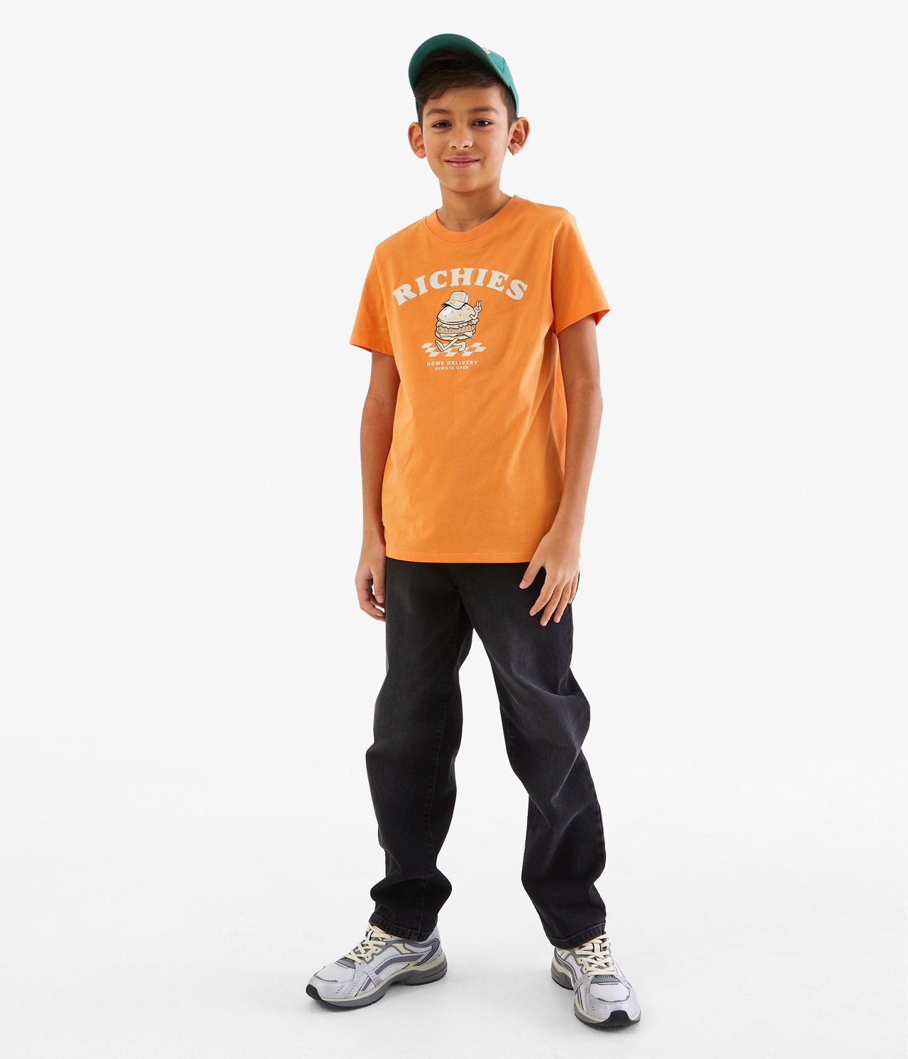 T-shirt z nadrukiem - Pomarańczowy - 2