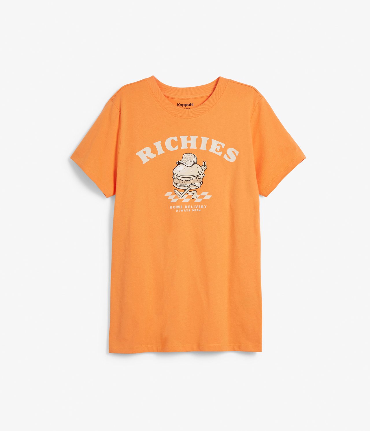 T-shirt z nadrukiem - Pomarańczowy - 5