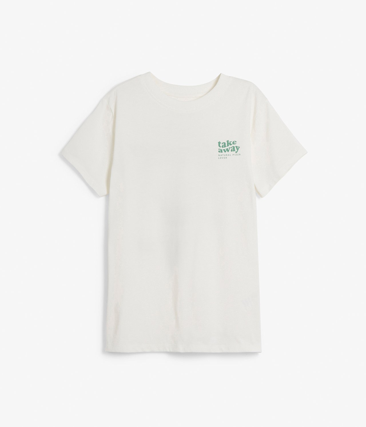 T-shirt med tryck - Luonnonvalkoinen - 7