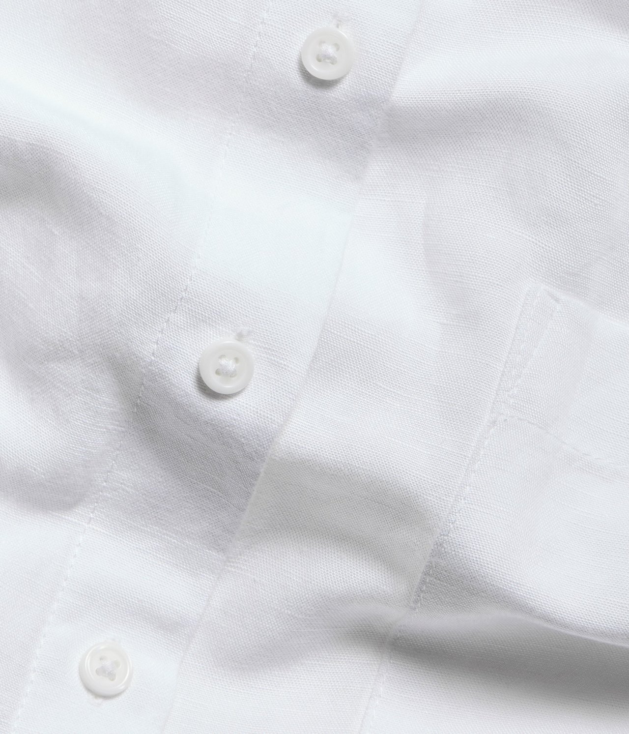 Skjorte i linblanding Hvit - null - 5