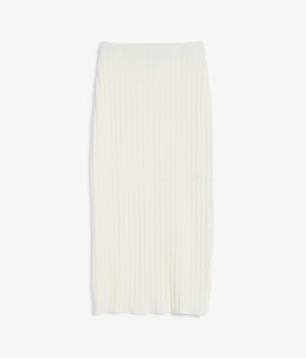 Ribbad kjol - Offwhite - 7