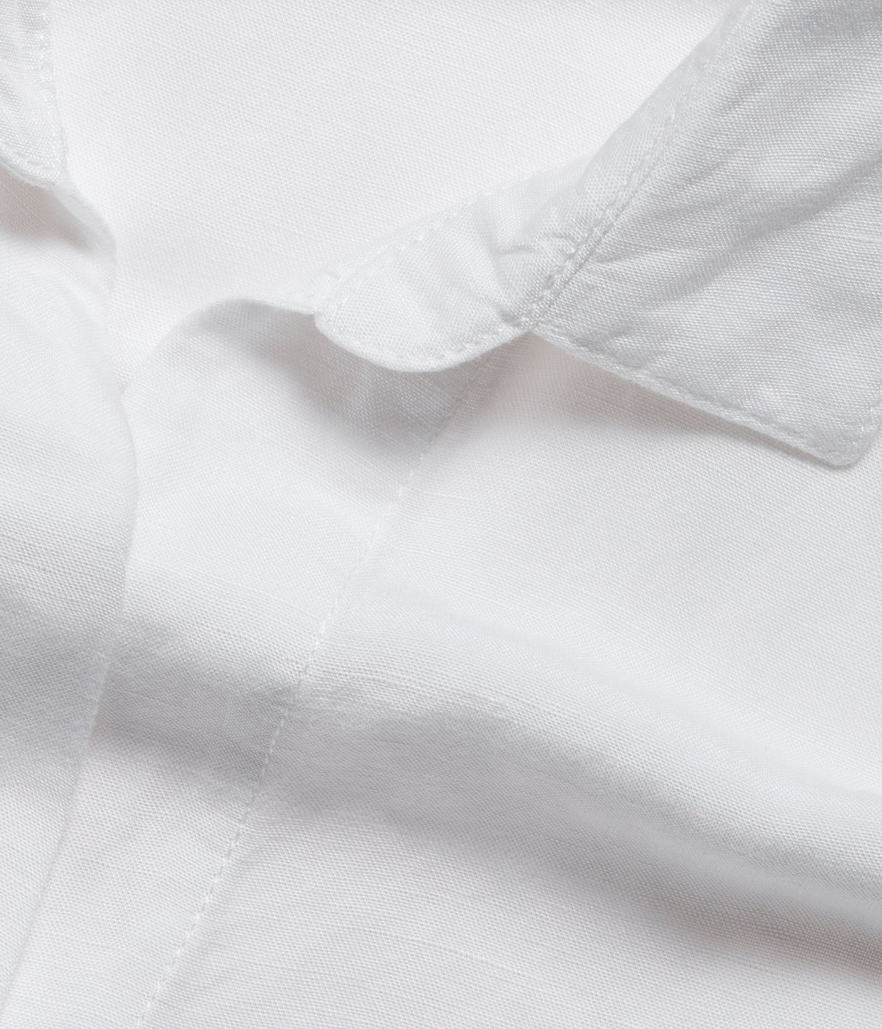Pellavasekoitetta oleva paitapusero Valkoinen - null - 5