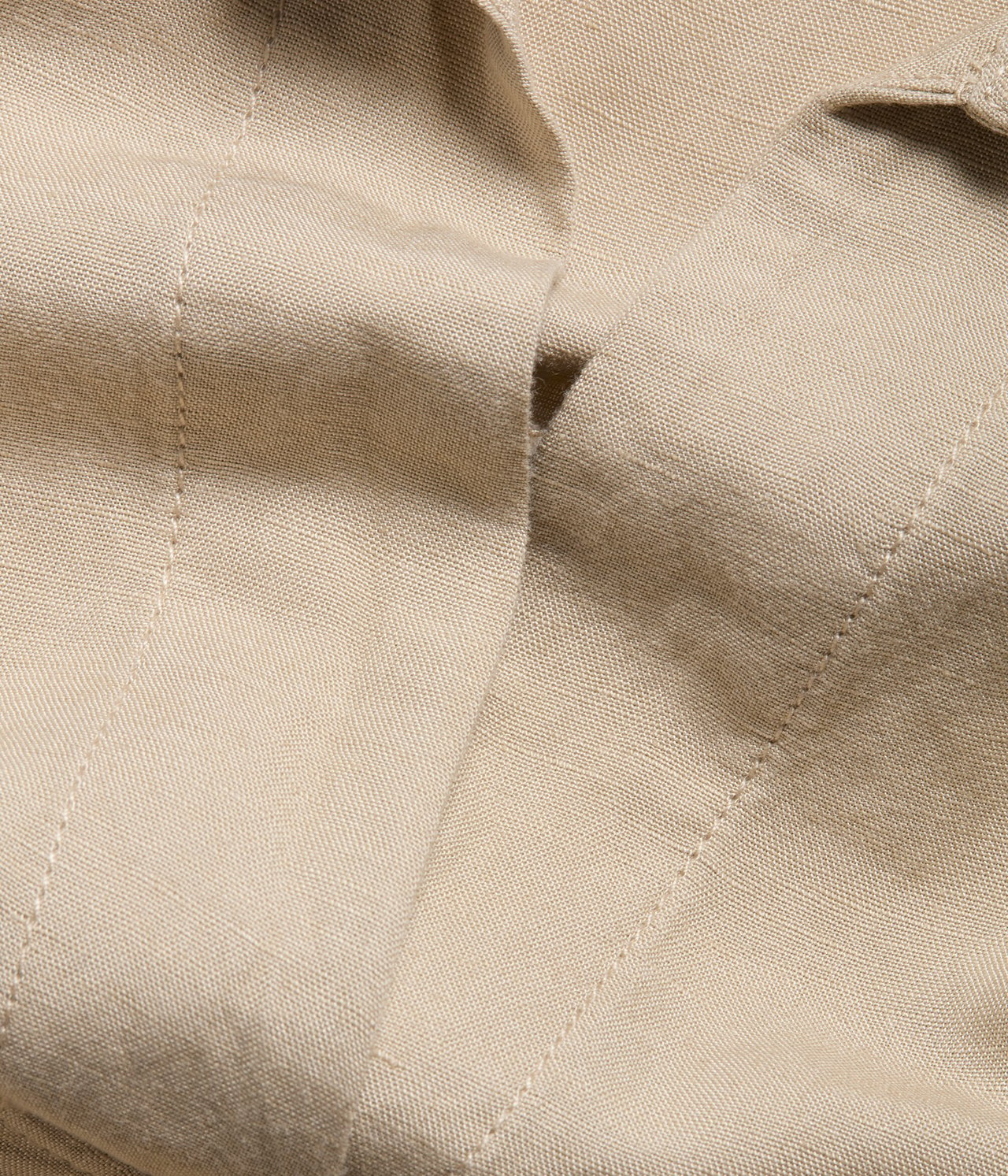 Pellavasekoitetta oleva paitapusero - Beige - 6