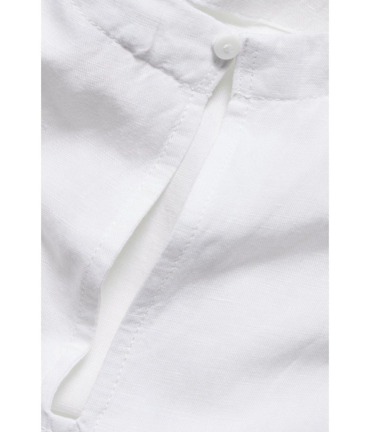 Pellavasekoitetta oleva paita Valkoinen - null - 6