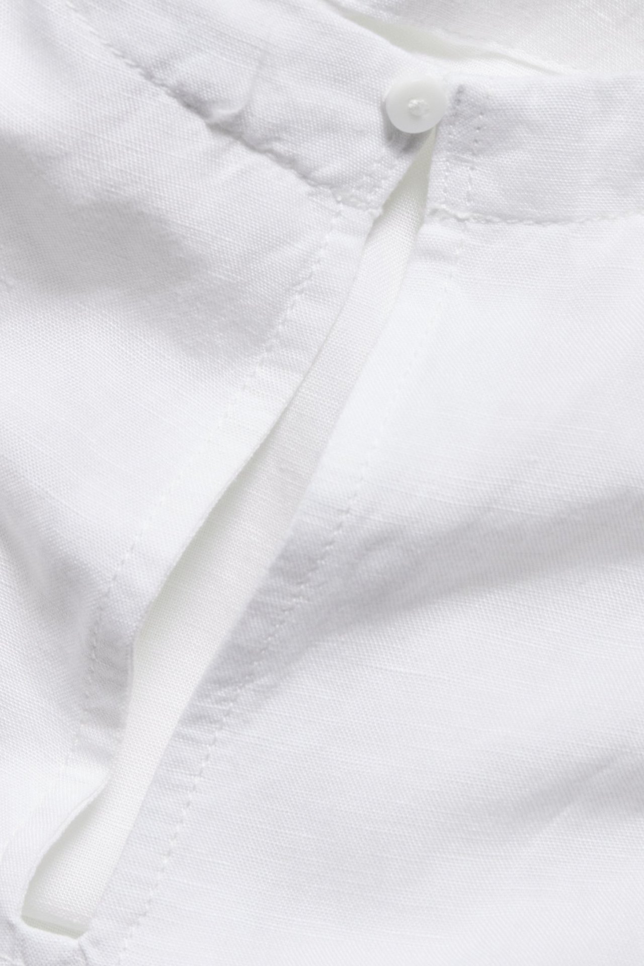 Pellavasekoitetta oleva paita Valkoinen - null - 7