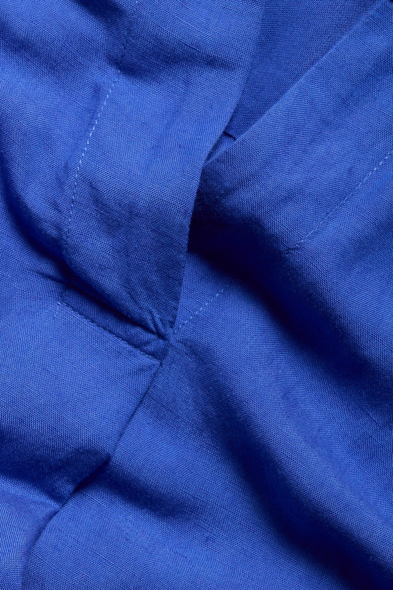 Pellavasekoitetta oleva mekko Sininen - null - 6