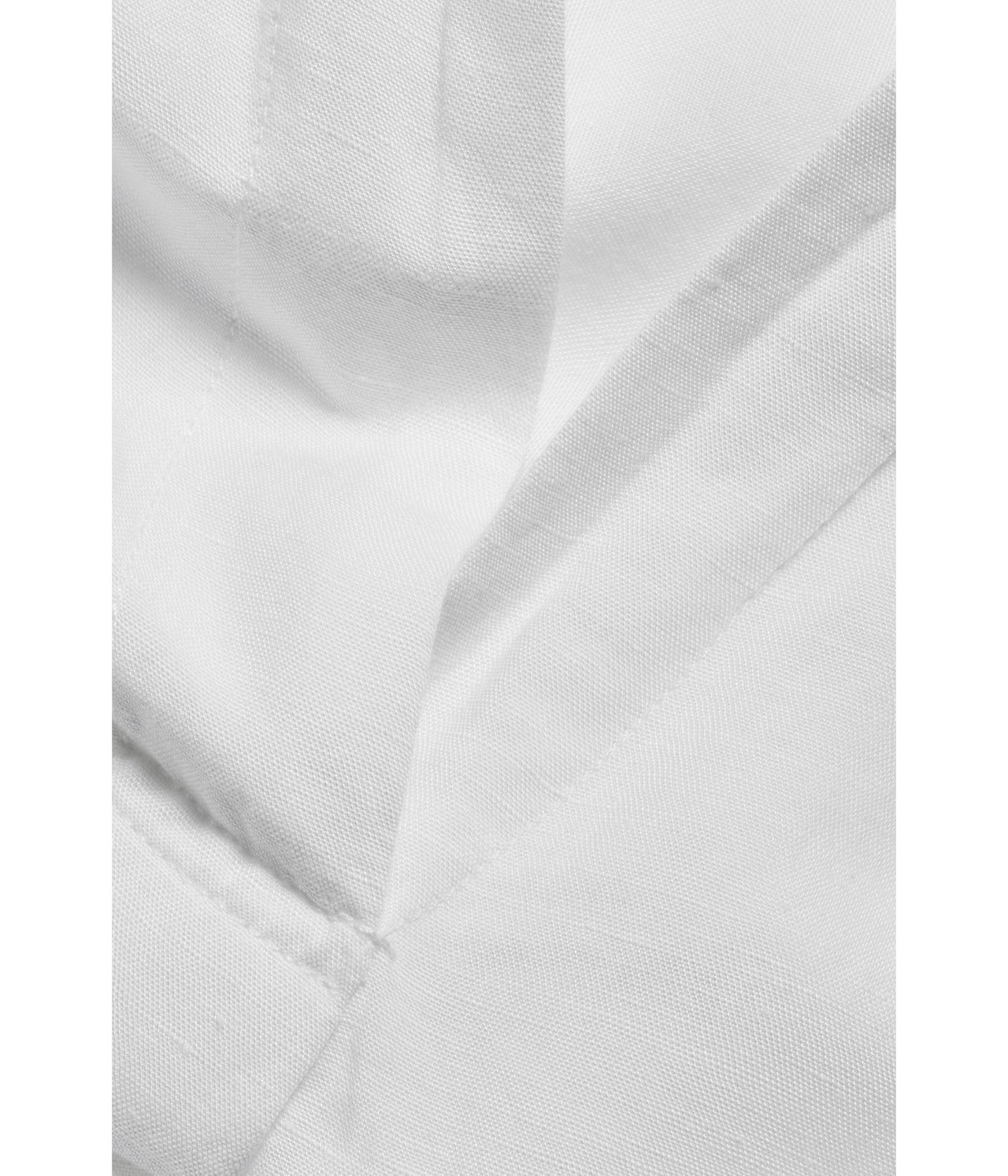 Pellavasekoitetta oleva mekko Valkoinen - null - 4