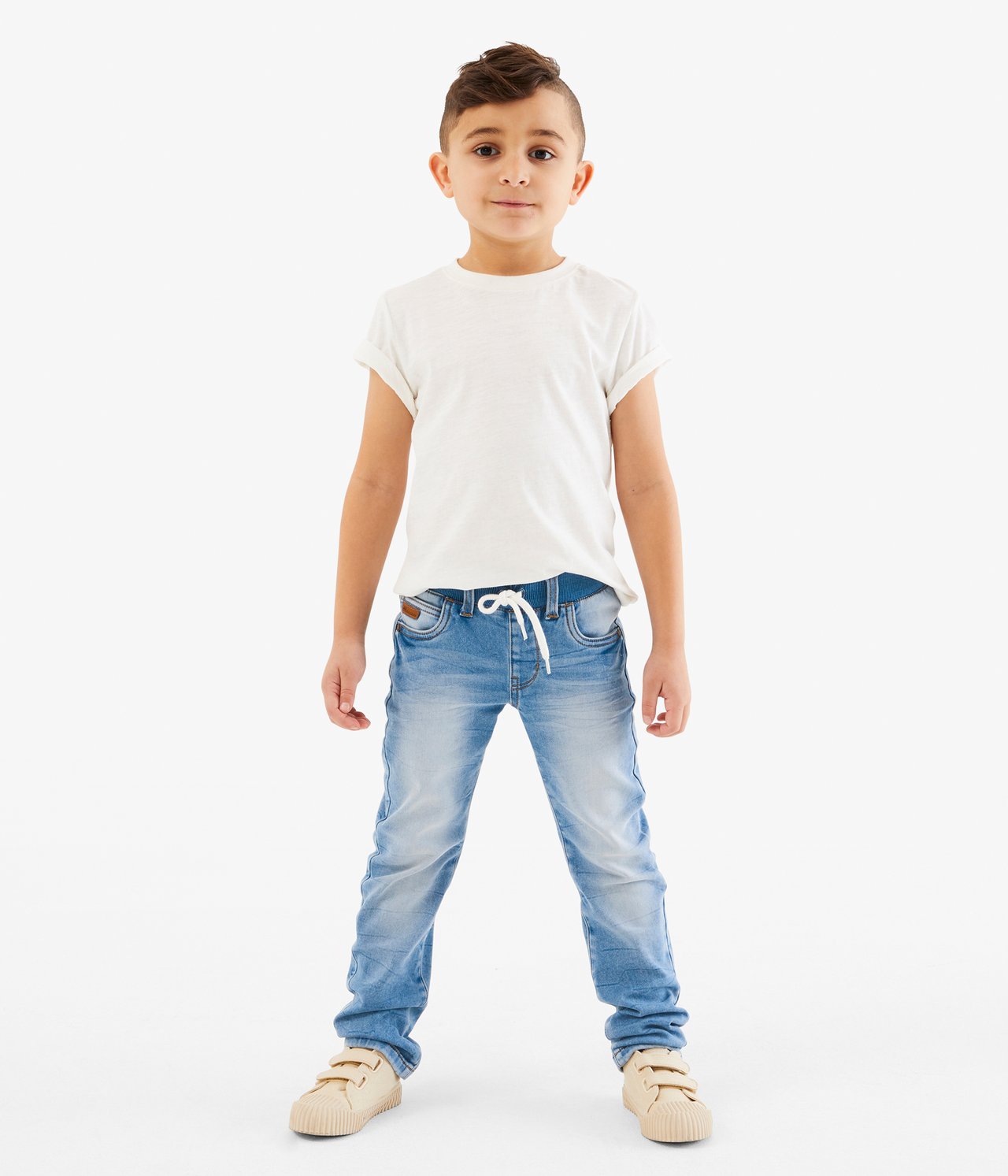 Joggerjeans regular fit - Vaalea denim - 1
