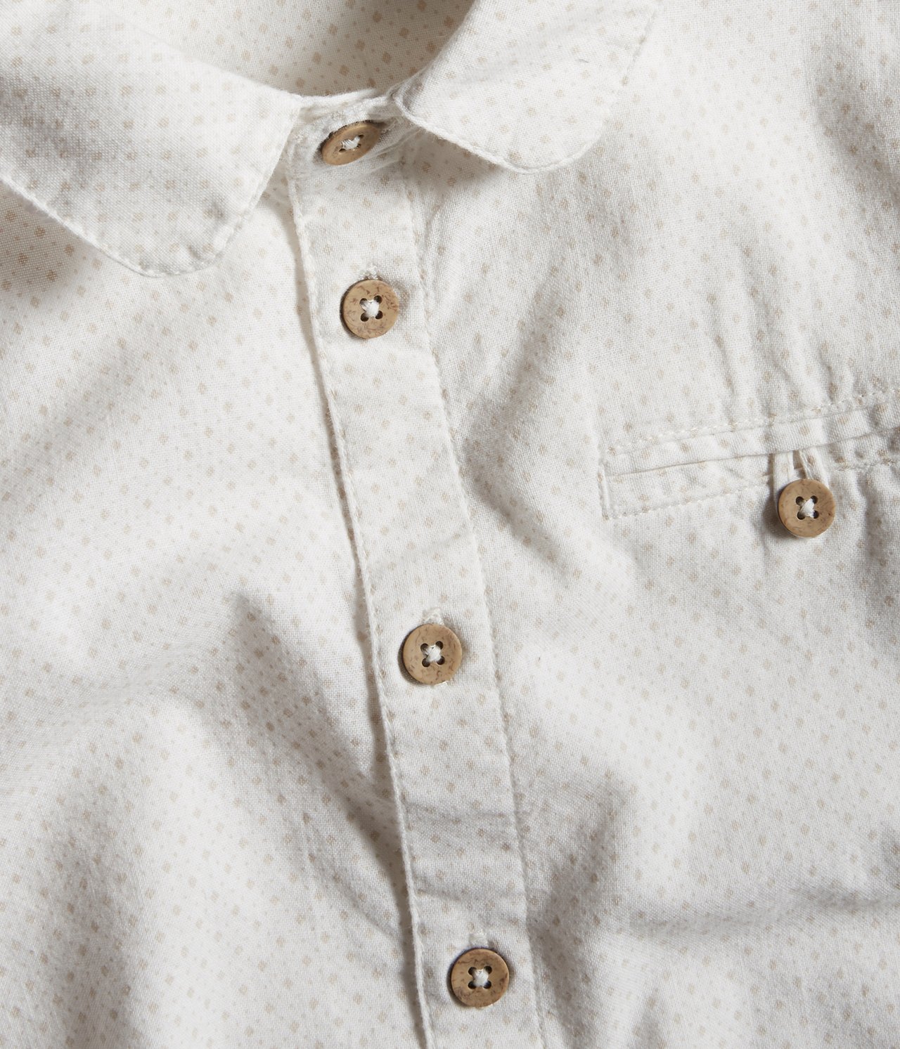 Mønstret skjorte - Beige - 4