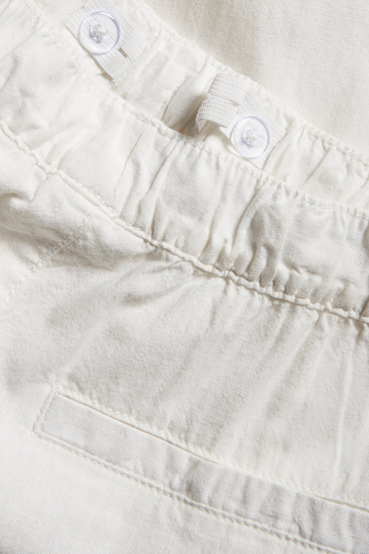 Byxor i linnemix - Offwhite - 7