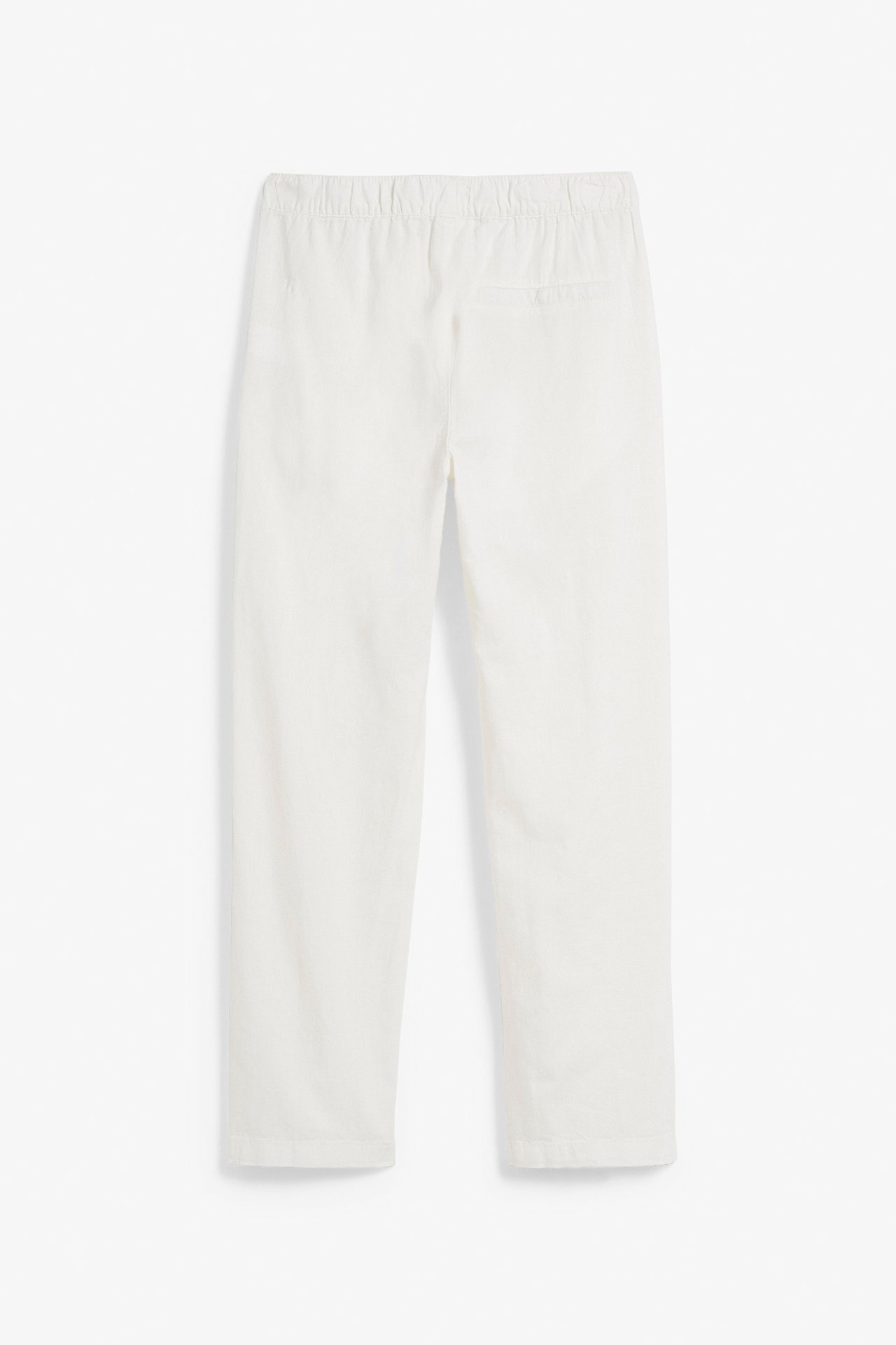 Byxor i linnemix - Offwhite - 9