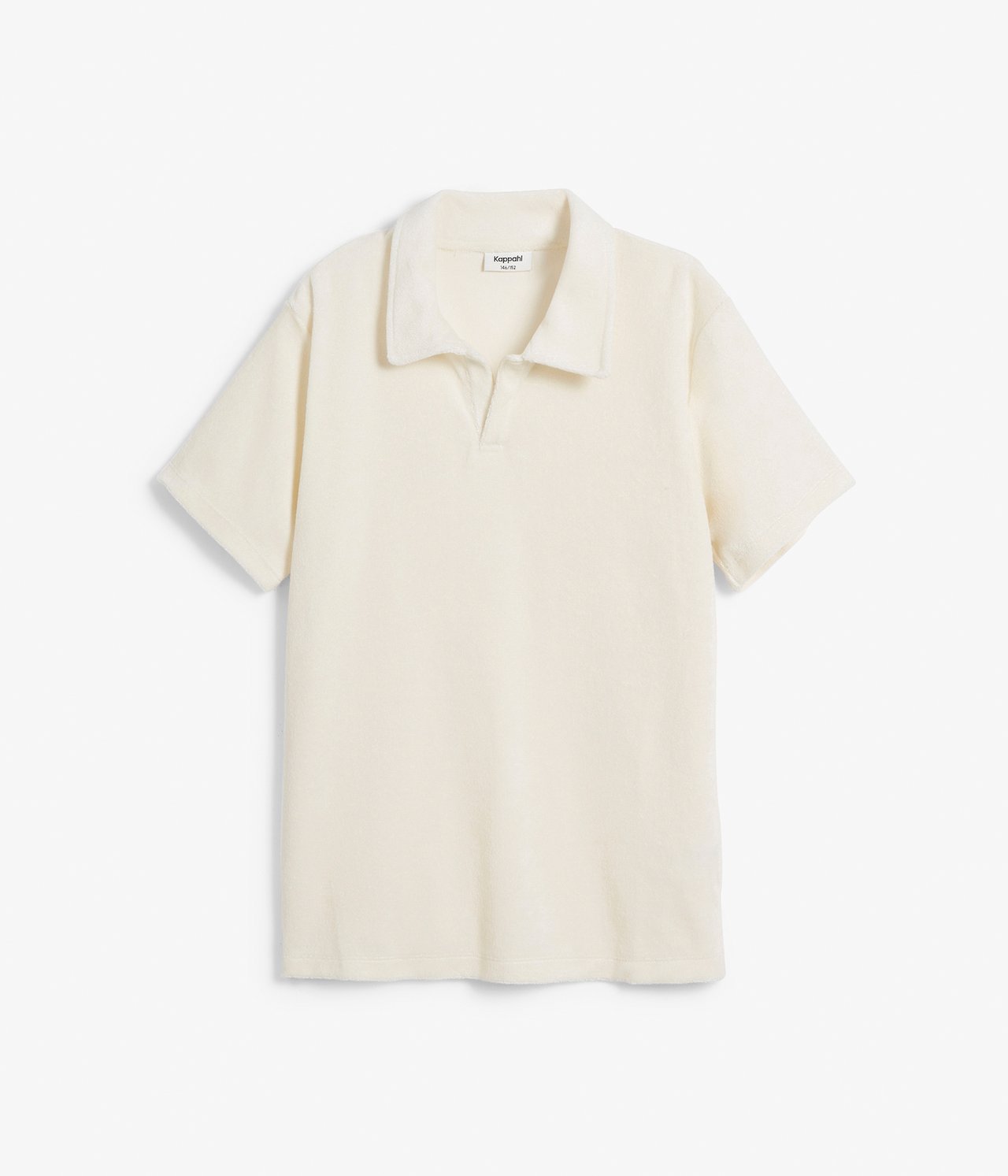 Tennisskjorte i frotté - Offwhite - 6
