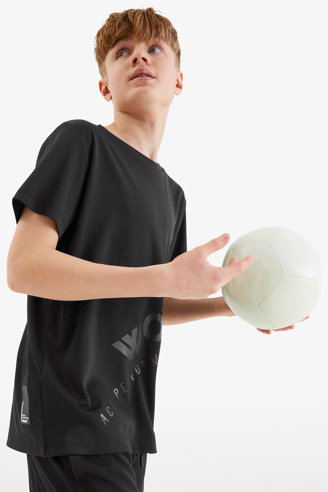 Sport-t-shirt - Svart - 2