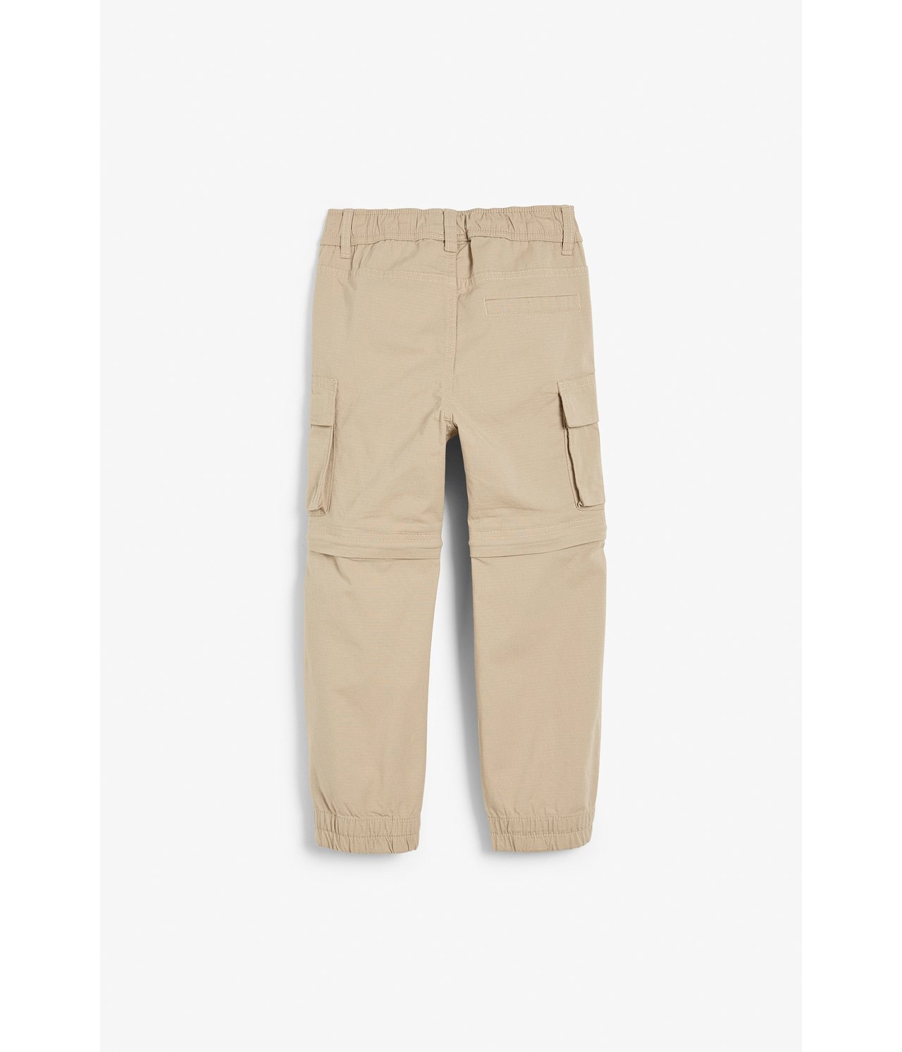 Cargohousut, joissa on irrotettavat lahkeet - Beige - 8