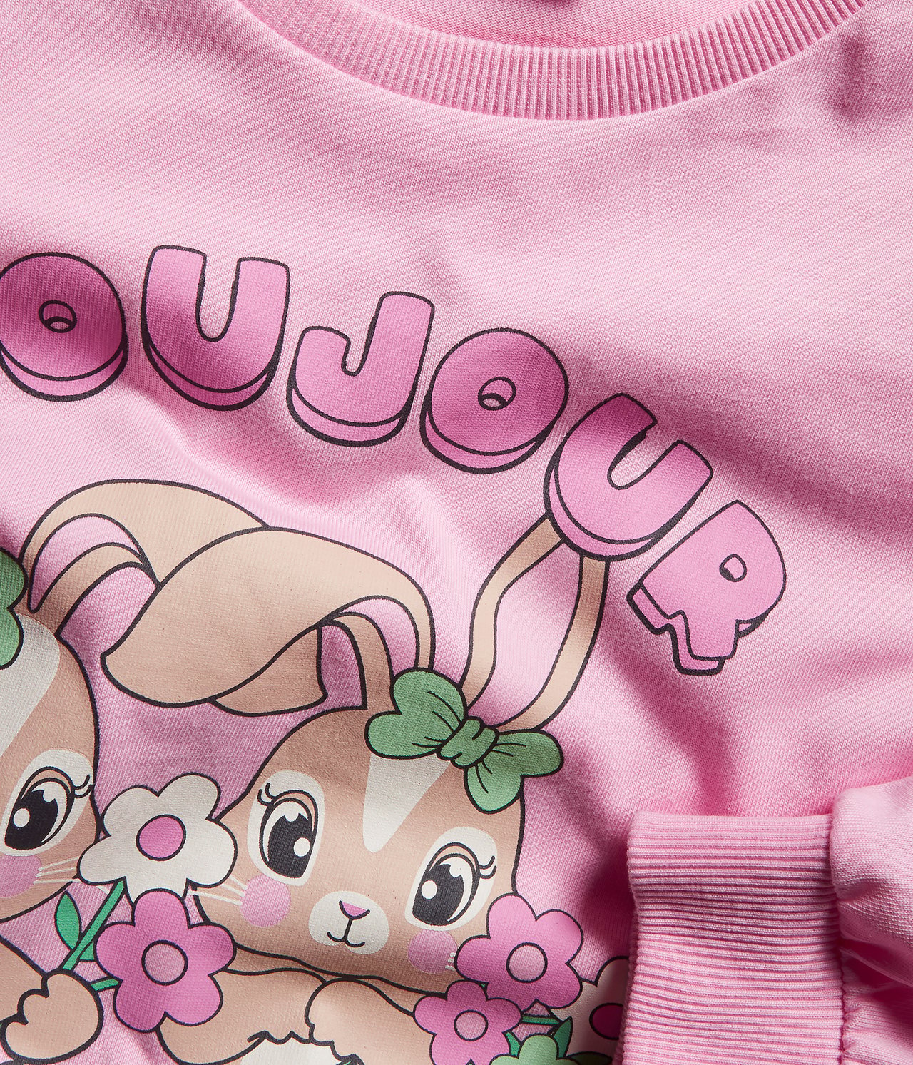Bluza z nadrukiem - Jasnoróżowy - 5