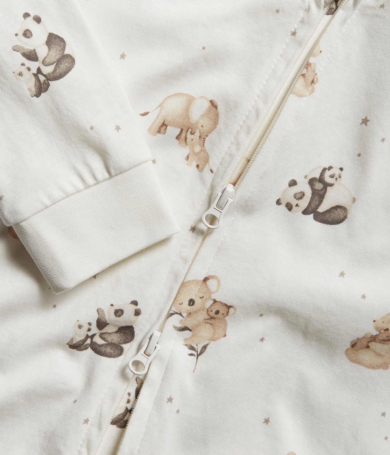 Vauvojen pyjama - Luonnonvalkoinen - 1